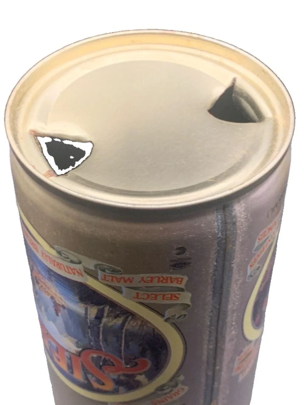 Vintage Beer Can Sierra Naturally Brewed Pilsner Beer Pull Tab Empty Steel Can